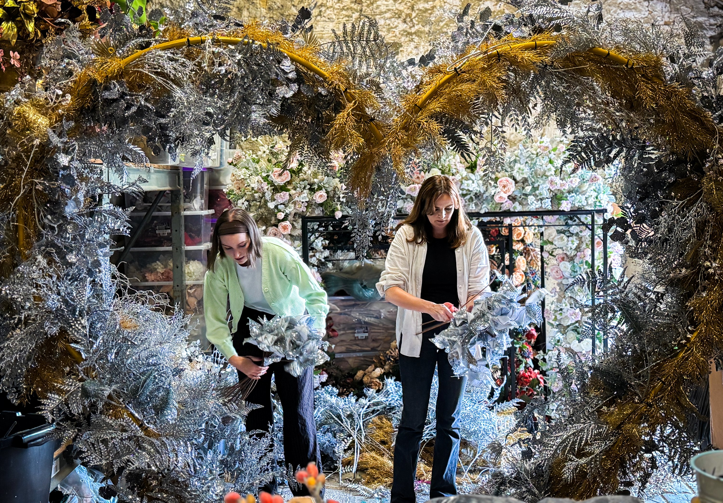 Work Begins On Queen Of Hearts’ Centrepiece For Alice's Christmas Wonderland